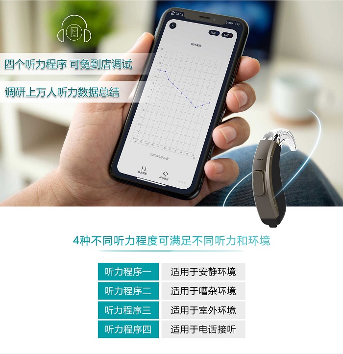 试听机介绍—爱可声“灵犀”3助听器，可自主验配、远程验配！
