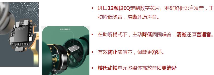 可蓝牙直连手机！锦好JH-AW2B型OTC助听器简介